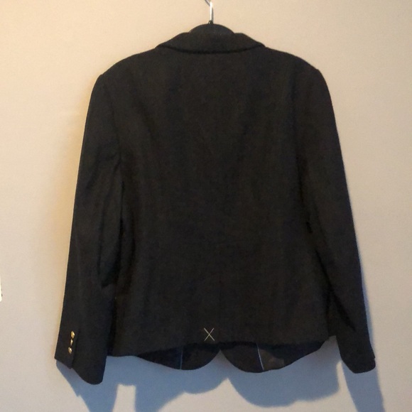 Talbots Wool Blend Navy Aberdeen Blazer 20WP - Picture 6 of 6